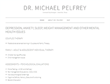 Tablet Screenshot of drmichaelpelfrey.com